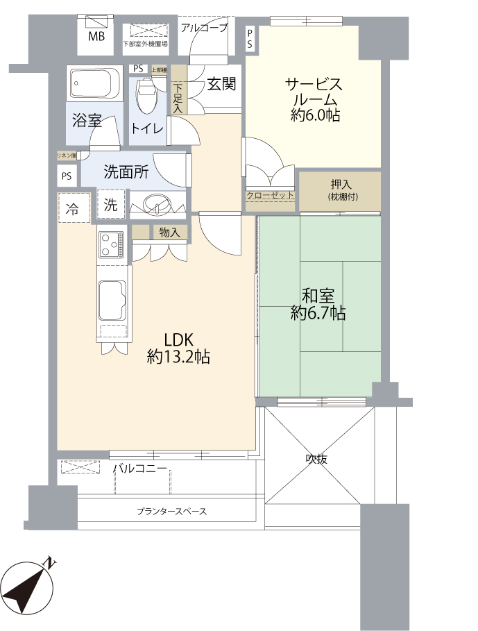 ソフィア熱海デイサス 3階の間取り